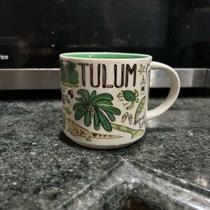 Starbucks Tulum Mug with Green Interior